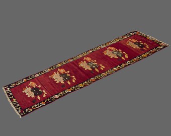 2 X 9'2 Floor" Turkish Runner,Oushak Rug Runner,Vintage Runner Rug,Oushak Rug Runner,Handmade Rug,Floor rug runner,Home Decor Rug Runner