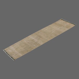 2.6 X 8.6 ft Vintage Rug Runner,Floor Oushak Rug,Hallway Turkish Rug Runner,Oushak Rugs,long runner, narrow long runner,Oushak Long Runner