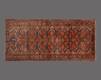 90 x 212 cm 3 x 7 ft Rug,Vintage Turkish Wool Runner, Handwoven Anatolian Carpet,  60 Years Old Traditional Rug, Boho Runner Rug