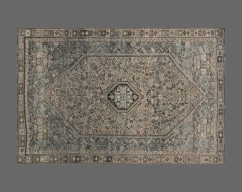 6x9 rug, 6'3 x 9'4 rug, Oushak Rug", Area Rug, Turkish Rug, Vintage Rug, 6'3 x 9'4 feet, Antique Rug, Oriental Rug, Handmade Rug