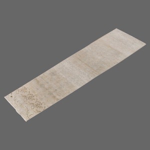 1.12 X 9.7 ft Vintage Rug Runner,Floor Oushak Rug,Hallway Turkish Rug Runner,Oushak Rugs,long runner, narrow long runner,Oushak Long Runner