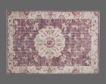 Turkish Rug,Decorative" Rug,Wonderful Turkish Rugs on Sale!FREE SHIPPING! Vintage Rug,Oushak Rug,Rug,Chic Rug,7'9" x 11'3" feet 237 x 342 cm