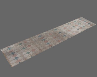 2’2 X 8'8 Floor" Turkish Runner,Oushak Rug Runner,Vintage Runner Rug,Oushak Rug Runner,Handmade Rug,Floor rug runner,Home Decor Rug Runner