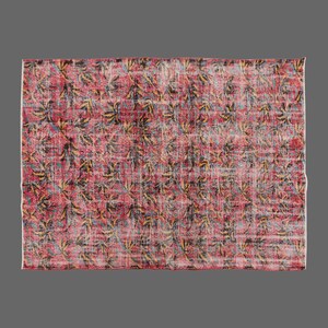 Area Rug, &quot;Turkish Rug, Vintage Rug, 6&#39;8 x 9&#39;7 feet, Oushak Rug, Antique Rug, Oriental Rug, Handmade Rug, Decorative Rug, Large Rug, Old Rug