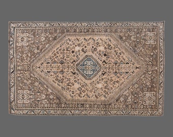 Turkish Rug, Vintage Rug, 5'3 x 8'1 feet, Oushak Rug, Antique Rug, Oriental Rug, Handmade Rug, Decorative Rug, Old Rug,Area Rug