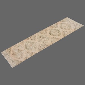 2.11 X 12.2 ft Vintage Rug Runner,Floor Oushak Rug,Hallway Turkish Rug Runner,Oushak Rugs,long runner, narrow long runner,Oushak Long Runner
