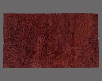 3x5 Moroccan Beni Ourain Rug,Vintage Handmade Wool Tulu Flokati Rug