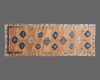 Turkish Rug,Decorative" Rug,Wonderful Turkish Rugs on Sale! FREE SHIPPING! Vintage Rug,Oushak Rug,Rug,Chic Rug,5" x 13" feet 149 x 396 cm