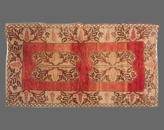 Whispers of Konya, Vintage Turkish Rug, 3 x 6 ft Rug, Vintage Rug