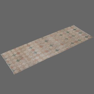 2&#39;4 X 8&#39;3 feet distressed rug runner,Oushak runner rug,oushak runner vintage,hallway long runner,floor home decor rug Runner,Turkish Runner