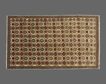 Vintage Rug, Area Rug, Turkish Rug, 5'8 x 10 feet, Oushak Rug, Antique Rug, Oriental Rug, Handmade Rug, Decorative Rug, Large Rug,Old Rug