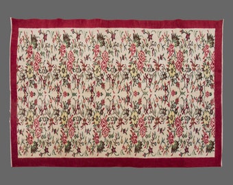 Area Rug, "Turkish Rug, Vintage Rug, 5'3 x 8'6 feet, Oushak Rug, Antique Rug, Oriental Rug, Handmade Rug, Decorative Rug, Large Rug, Old Rug