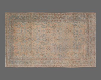 318 x 545 cm Rug, Turkish Rug, Vintage Rug, Area Rug, 10'5 x 18 feet, Oushak Rug, Antique Rug, Oversized Rug, Large Rug, Old Rug