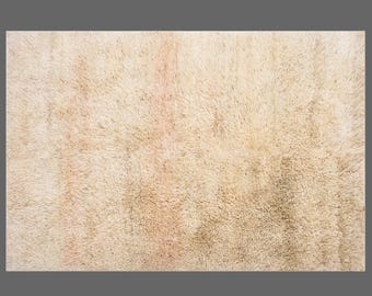 Vintage Turkish Tulu Rug 60y – Karapınar Handmade Wool on Wool 5.25x8.27 ft / 160x252 cm Boho Traditional Nomadic Rug