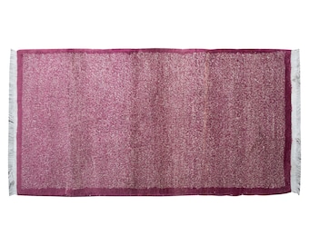 3x6 Moroccan Beni Ourain Rug,Vintage Handmade Wool Tulu Flokati Rug
