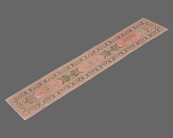 2’2 X 12'6 Floor" Turkish Runner,Oushak Rug Runner,Vintage Runner Rug,Oushak Rug Runner,Handmade Rug,Floor rug runner,Home Decor Rug Runner