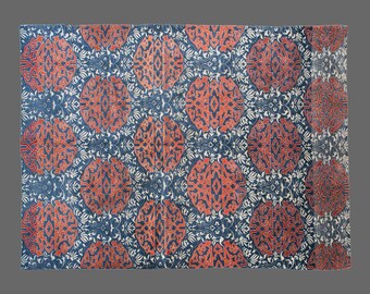Vintage 6x10 Turkish Oushak Rug – Handwoven Wool, 60+ Yrs Old Antique Area Carpet, Boho Decor, Oriental Rug, Wool on Wool