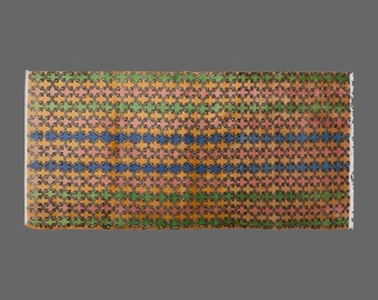 Area Rug, "Turkish Rug, Vintage Rug, 4'3 x 9 feet, Oushak Rug, Antique Rug, Oriental Rug, Handmade Rug, Decorative Rug, Large Rug, Old Rug