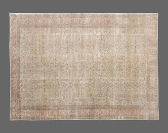 Turkish Rug,Decorative" Rug,Wonderful Turkish Rugs on Sale! FREE SHIPPING! Vintage Rug,Oushak Rug,Rug,Chic Rug,8" x 11'4" feet 245 x 345 cm