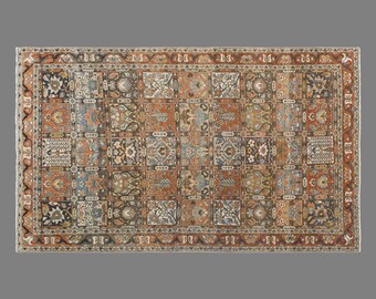 Vintage Turkish Oushak Wool Rug – Handwoven 152 x 260 cm Area Carpet