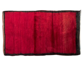 4x5 Turkish Handmade Wool Shaggy Rug,Bohemian Beni Ourain Rug,Flokati Rug