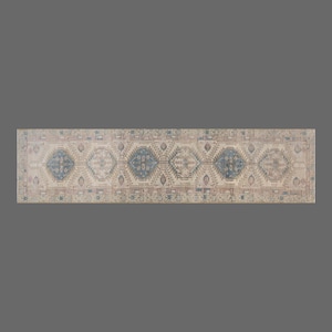 3x14 Runner Rug, Antique Rug,  Oushak Rug, Vintage Rug, Turkish Rug, Hallway Rug, Floor Rug, Kitchen Rug, Wool Rug, Old Rug