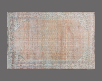 7x11 Vintage Turkish Rug, Area Rug, Hallway Rug, Handwoven Wool Carpet, Large Area Rug, Boho Decor, 7x11 Carpet