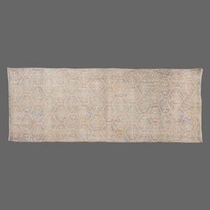 2.8 X 6.11 ft Vintage Rug Runner,Floor Oushak Rug,Hallway Turkish Rug Runner,Oushak Rugs,long runner, narrow long runner,Oushak Long Runner