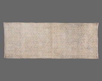 2.8 X 6.11 ft Vintage Rug Runner,Floor Oushak Rug,Hallway Turkish Rug Runner,Oushak Rugs,long runner, narrow long runner,Oushak Long Runner