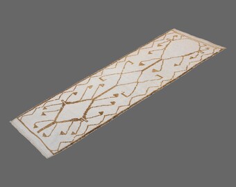 Runner Rug", Antique Rug, 3'3 x 9'6 feet, Oushak Rug, Vintage Rug, Turkish Rug, Hallway Rug, Floor Rug, Kitchen Rug, Wool Rug, Old Rug