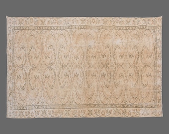 Vintage Turkish Rug, 5x8 Rug, Turkish Rug, Handwoven Wool Carpet, Area Rug, 5x8 Carpet, Wool Rug
