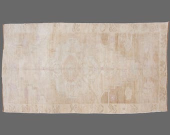 Whisper of Kars, Vintage Turkish Rug, 5 x 9 ft Rug, Vintage Rug