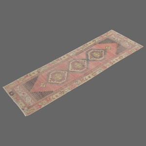 2’9 X 9 Floor&quot; Turkish Runner,Oushak Rug Runner,Vintage Runner Rug,Oushak Rug Runner,Handmade Rug,Floor rug runner,Home Decor Rug Runner