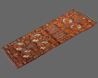 3.11 X 11.4 ft Vintage Rug Runner,Floor Oushak Rug,Hallway Turkish Rug Runner,Oushak Rugs,long runner, narrow long runner,Oushak Long Runner