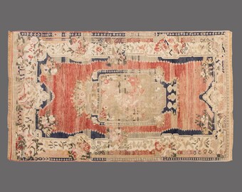 Karapınar Soul, Vintage Turkish Rug, 5 x 7 ft Rug, Vintage Rug