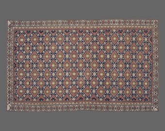 5x7 Maroon Turkish Vintage Rug,Handmade Wool Turkish Rug,5x7 Area rug,Vintage Decorative Floor Rug