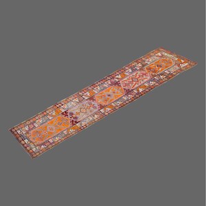 3 X 15 feet Vintage Rug Runner,Floor Oushak Rug,Hallway Turkish Rug Runner,Oushak Rugs,long runner, narrow long runner,Oushak Long Runner