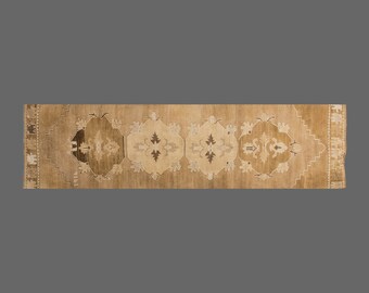 2'9 X 12’4 Floor" Turkish Runner,Oushak Rug Runner,Vintage Runner Rug,Oushak Rug Runner,Handmade Rug,Floor rug runner,Home Decor Rug Runner