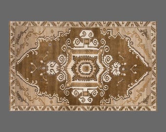 Vintage Turkish Rug, 6x10 Rug, Handwoven Wool Carpet, Traditional Area Rug, Area Rug, 6x10 Carpet, Wool Rug
