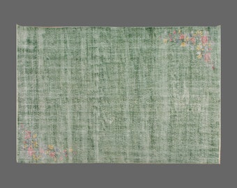 Area Rug, "Turkish Rug, Vintage Rug, 6'3 x 9'6 feet, Oushak Rug, Antique Rug, Oriental Rug, Handmade Rug, Decorative Rug, Large Rug, Old Rug