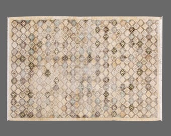 Vintage Turkish Rug, 6x10 Rug, Turkish Rug, Area Rug, Turkish Handwoven Wool Carpet, Boho Area Rug, Wool Rug
