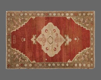 Turkish Kars Rug, Vintage Rug, Kars Rug, 6 x 10'3 feet, 184 x 312 cm Rug, Kars Rug,Handmade Rug, Decorative Rug, Large Rug, Old Rug