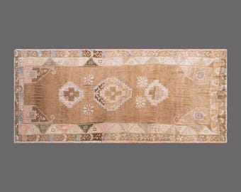 Vintage Turkish Rug, 6x9 Rug, Handwoven Wool Carpet, Boho Area Rug, 6x9 Carpet