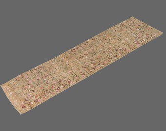 Runner Rug", Turkish Rug, Antique Rug, 2.4 x 10.7 feet, Oushak Rug, Vintage Rug, Oriental Rug, Handmade Rug, Hallway Rug", Kitchen Rug