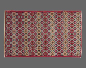 Vintage Rug, Area Rug, Turkish Rug, 3'3 x 5'8 feet, Oushak Rug, Antique Rug, Oriental Rug, Handmade Rug, Decorative Rug, Large Rug,Old Rug