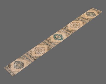 2.3 X 22.12 Floor Turkish Runner,Oushak Rug Runner,Vintage Runner Rug,Oushak Rug Runner,Handmade Rug,Floor rug runner,Home Decor Rug Runner