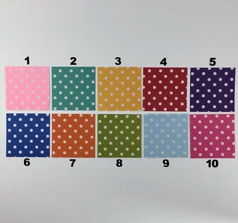 10 colors to choose from Large Dot Pattern Sticky Notes Book 3x5