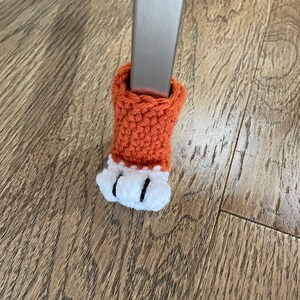 Crochet Cat Paw Chair Socks image 10