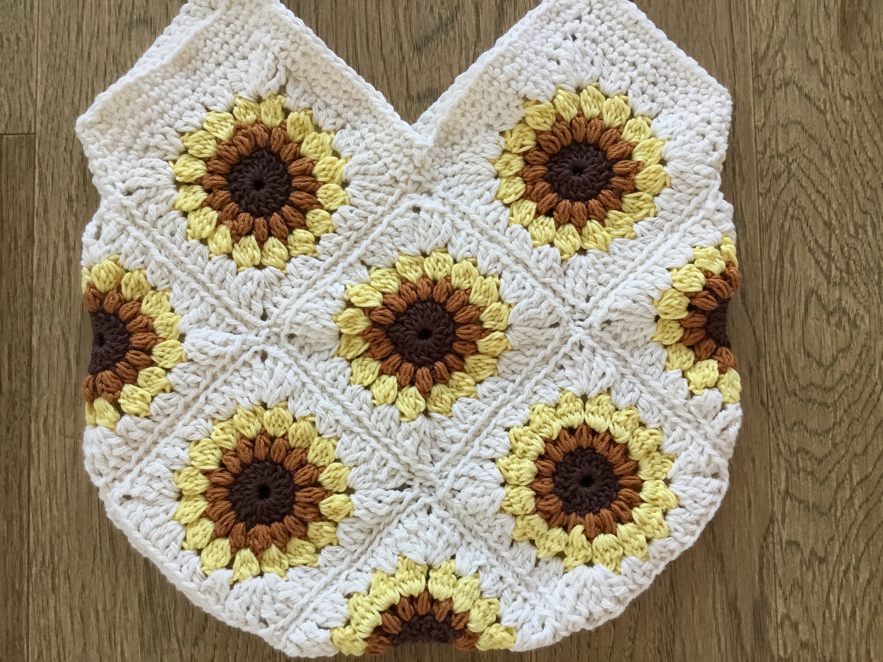 Crochet Sunflower Bag Etsy