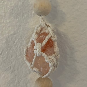 Himalayan Salt Crystal Car Charm - Mirror Accessory
